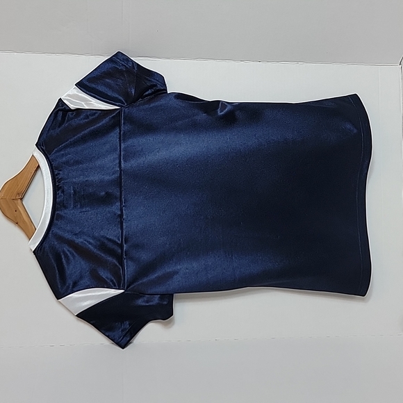 NFL Team Apparel Women's Blue White Orange Short Sleeve Top,  M - Picture 2 of 7